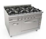 Saro Gasfornuis + Elektrische Oven 6 Branders LQ Model LQ / Cug6ne